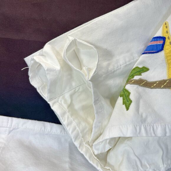 SET OF 2 - Pottery Barn Kids Island Surf Valance Cantonniere Surfboard Palm Tree - Picture 12 of 13